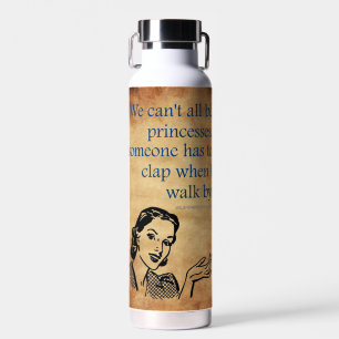 SlipperyJoe's Princess clap walking funny 50s vint Water Bottle