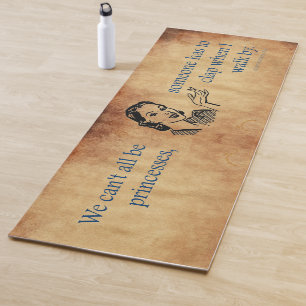 SlipperyJoe's Princess clap walking funny 50s vint Yoga Mat