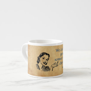 SlipperyJoe's princesses clap vintage poster retro Espresso Cup