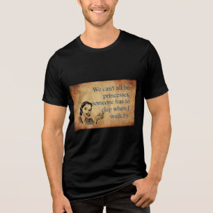 SlipperyJoe's princesses clap vintage poster retro Tri-Blend Shirt