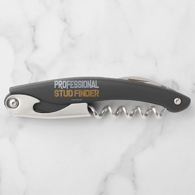 SlipperyJoe's Professional Stud Finder wood 3-D th Corkscrew (Front)