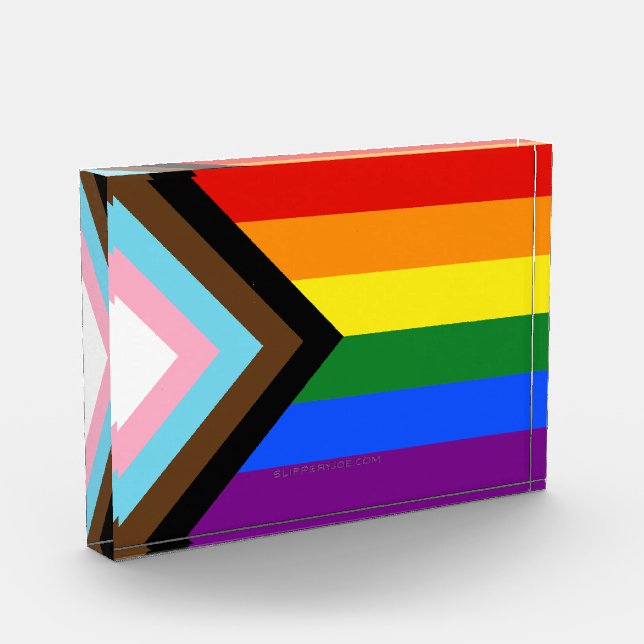 SlipperyJoe's Progress Pride Flag six classic hori Photo Block (Left)