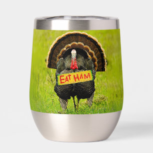 SlipperyJoe's proud turkey eat ham red wattle hang