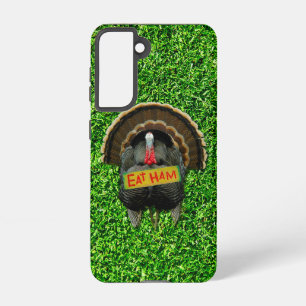 SlipperyJoe's proud turkey eat ham red wattle hang Samsung Galaxy Case