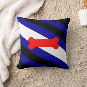 SlipperyJoe's puppy play pride flag express kink i Cushion