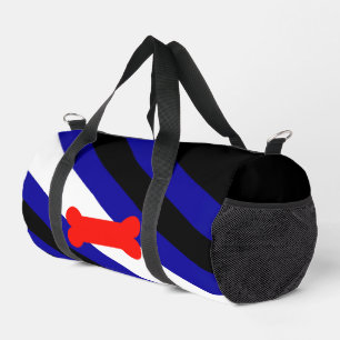 SlipperyJoe's puppy play pride flag express kink i Duffle Bag