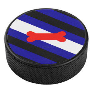 SlipperyJoe's puppy play pride flag express kink i Hockey Puck