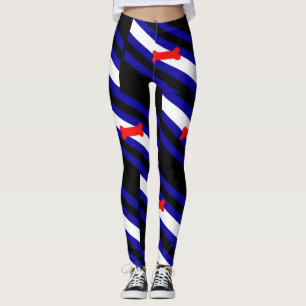 SlipperyJoe's puppy play pride flag express kink i Leggings