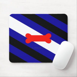SlipperyJoe's puppy play pride flag express kink i Mouse Mat