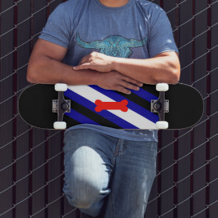 SlipperyJoe's puppy play pride flag express kink i Skateboard