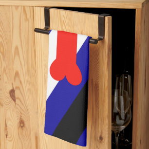 SlipperyJoe's puppy play pride flag express kink i Tea Towel