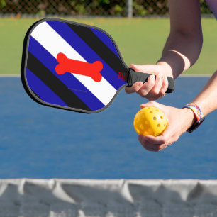 SlipperyJoe's Puppy Play Pride Flag fetishes LGBTQ Pickleball Paddle