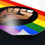 SlipperyJoe's Queer People of Colour Flag gay gift Photo Print<br><div class="desc">SlipperyJoe's Queer People of Colour Flag gay gifts LGBTQIA artistic colourful Black and queer communities fighting for queer racial equity struggle racial equality queer equality intersect supporting Black Lives Matter (BLM) BIPOC Black Indigenous People of Colour communities</div>