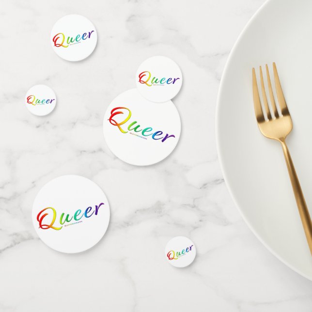SlipperyJoe's queer single expressive word smooth  Confetti (Group)