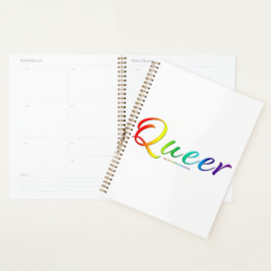 SlipperyJoe's queer single expressive word smooth  Planner