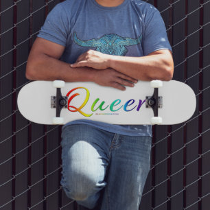 SlipperyJoe's queer single expressive word smooth  Skateboard
