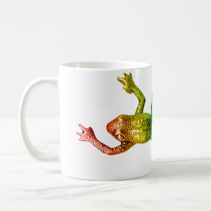 SlipperyJoe's rainbow coloured frog rendered sculp Coffee Mug