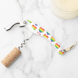 SlipperyJoe's rainbow coloured heart scribbled swi Corkscrew