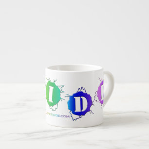 SlipperyJoe's rainbow coloured pride sign bursts w Espresso Cup
