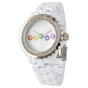 SlipperyJoe's rainbow coloured pride sign bursts w Watch