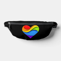 SlipperyJoe's rainbow layered heart shape red oran