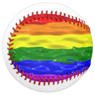 SlipperyJoe's rainbow pride colours glossy liquid  Softball