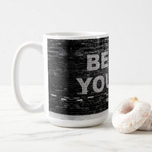SlipperyJoe's rainbow pride colours panel urban st Coffee Mug