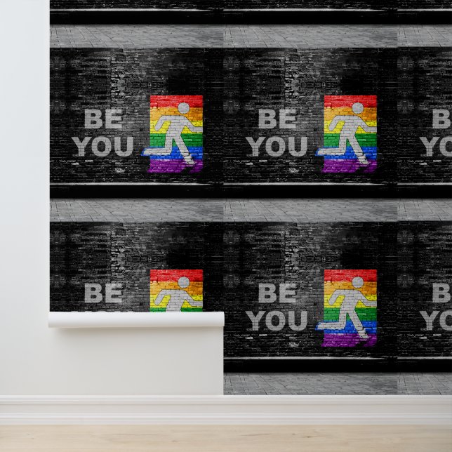 SlipperyJoe's rainbow pride colours panel urban st Wallpaper (Application)