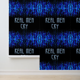 SlipperyJoe's real men cry tears emotions digital Wallpaper