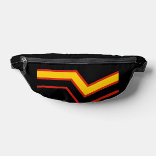 SlipperyJoe's rubber pride flag arrows chevrons st Bum Bags