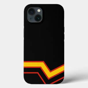 SlipperyJoe's rubber pride flag arrows chevrons st iPhone 13 Case