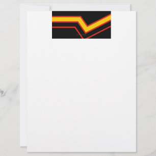 SlipperyJoe's rubber pride flag arrows chevrons st Custom Letterhead