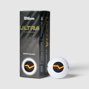 SlipperyJoe's rubber pride flag arrows chevrons st Golf Balls
