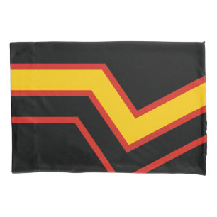 SlipperyJoe's rubber pride flag arrows chevrons st Pillowcase
