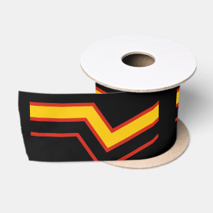 SlipperyJoe's rubber pride flag arrows chevrons st Satin Ribbon