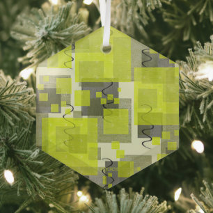 SlipperyJoe's Saint Patrick's Day dominating brigh Glass Tree Decoration