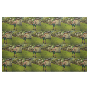 SlipperyJoe's Saint Patrick's Day festive leprecha Fabric