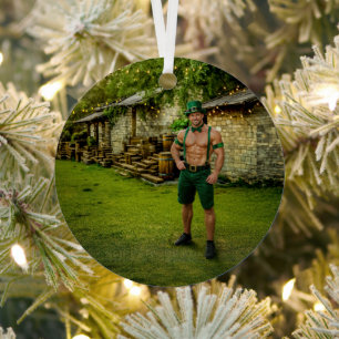 SlipperyJoe's Saint Patrick's Day festive leprecha Metal Tree Decoration