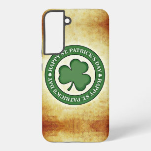 SlipperyJoe's Saint Patrick's Day glossy three lea Samsung Galaxy Case