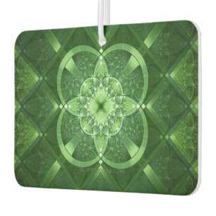 SlipperyJoe's Saint Patrick's Day glowing four lea Car Air Freshener