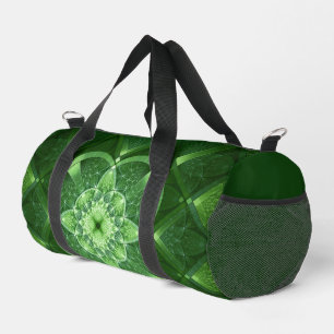 SlipperyJoe's Saint Patrick's Day glowing four lea Duffle Bag