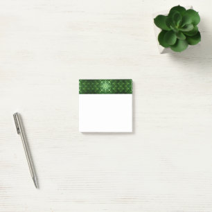 SlipperyJoe's Saint Patrick's Day glowing four lea Post-it Notes