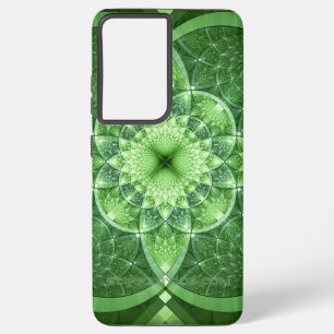 SlipperyJoe's Saint Patrick's Day glowing four lea Samsung Galaxy Case