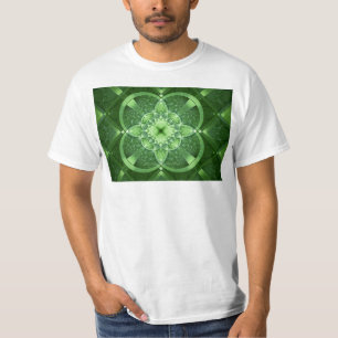 SlipperyJoe's Saint Patrick's Day glowing four lea T-Shirt