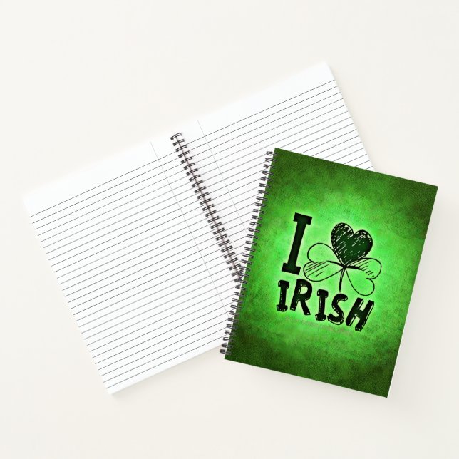 SlipperyJoe's Saint Patrick's Day holiday Irish pr Notebook (Inside)