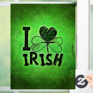 SlipperyJoe's Saint Patrick's Day holiday Irish pr Window Cling