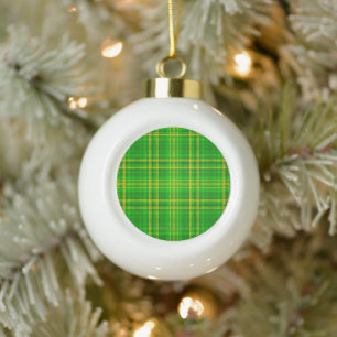 SlipperyJoe's Saint Patrick's Day Irish-inspired r Ceramic Ball Christmas Ornament