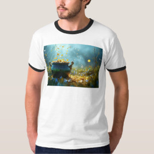 SlipperyJoe's Saint Patrick's Day large ornate pot T-Shirt