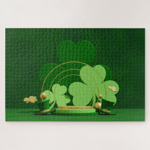 SlipperyJoe's Saint Patrick's Day theme leprechaun Jigsaw Puzzle