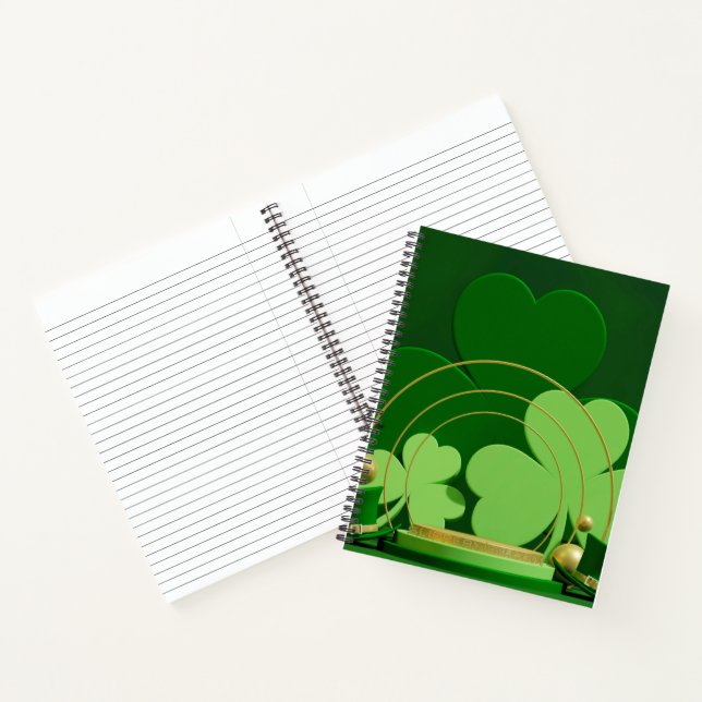 SlipperyJoe's Saint Patrick's Day theme leprechaun Notebook (Inside)
